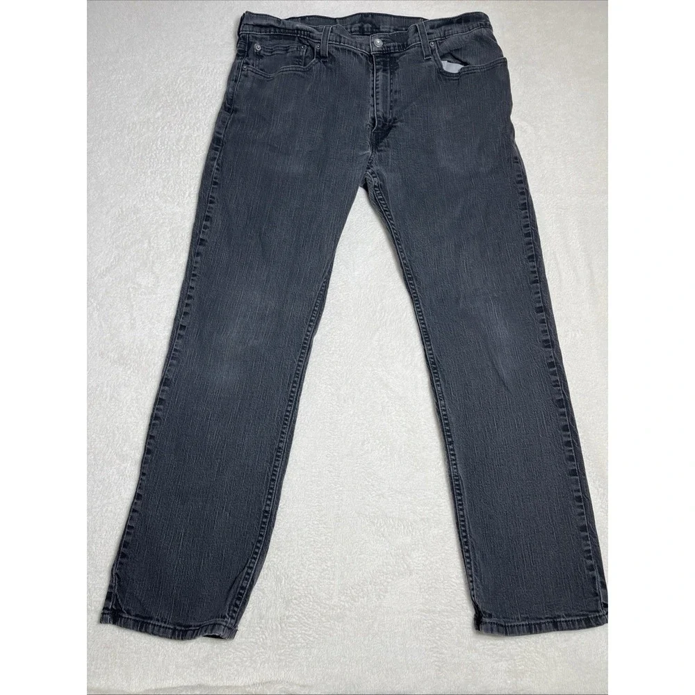 Levi 559 2 Pairs Jeans Mens 38x32 Black Straight Leg Western Red Tab Grunge EUC